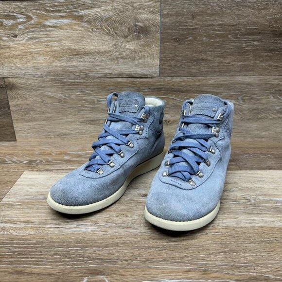 Timberland Brattle Hiker Blue Suede Ankle Boot Women's Size 7 - Picture 1 of 9